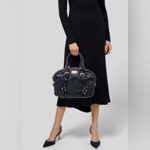 Michael Kors Leather Top Handle Satchel